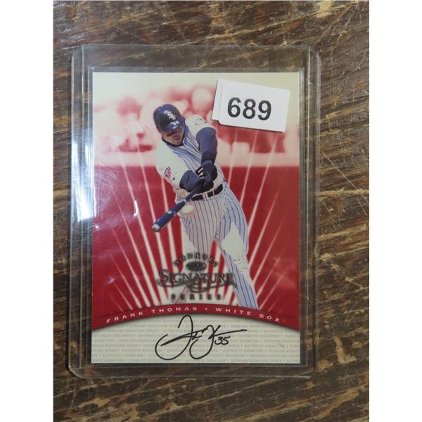 Frank Thomas 1997 Donruss Signature  Promo Card