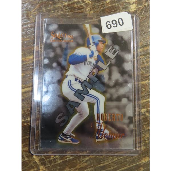 Roberto Alomar 1995 Select Certified Sample #75