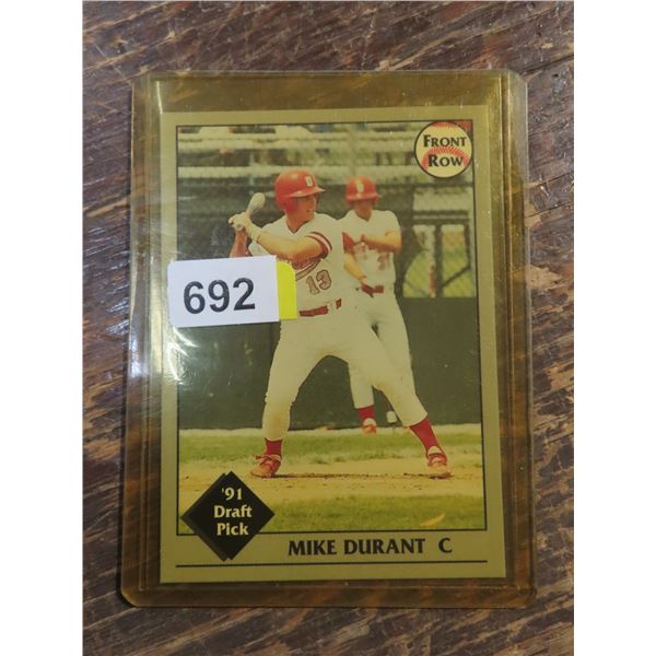 1991 Front Row Draft Picks  Mike Durant PROMO