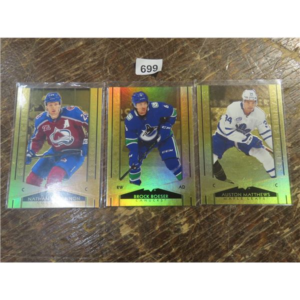 2023 TIM HORTON'S  'GOLD ETCHINGS'  #'S G-4,9,15