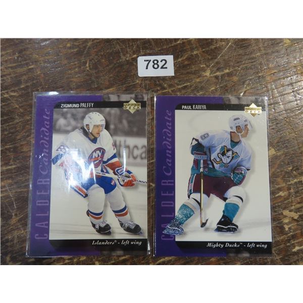 1994-95 Upper Deck Calder Candidate  PALFFY #529 , KARIYA #527