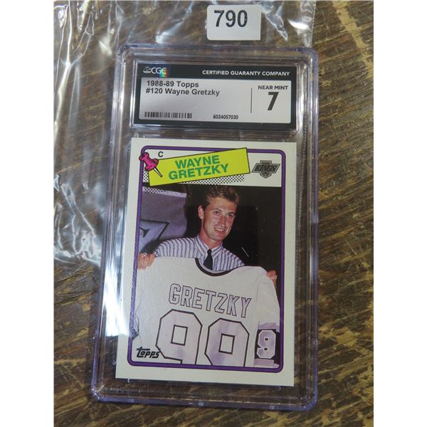 Wayne Gretzky 88/89 TOPPS #120 CGC 7