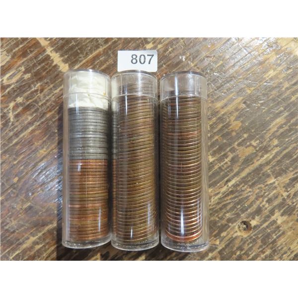 100+ US PENNIES MIXED DATES
