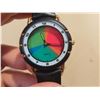 Image 2 : VINTAGE  LADIES DESIGNER QUARTZ, CHANGING COLORS FOR 2NDS,  RUNS