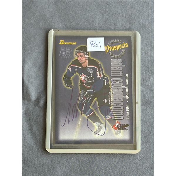 Adam Colagiacomo - Autographed Rookie Card