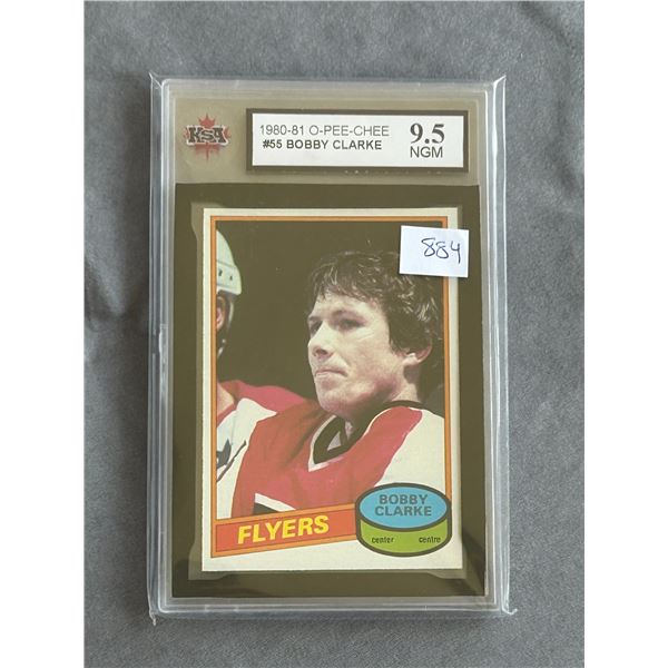 1980-81 - OPC - Bobby Clarke - Graded Near Gem Mint