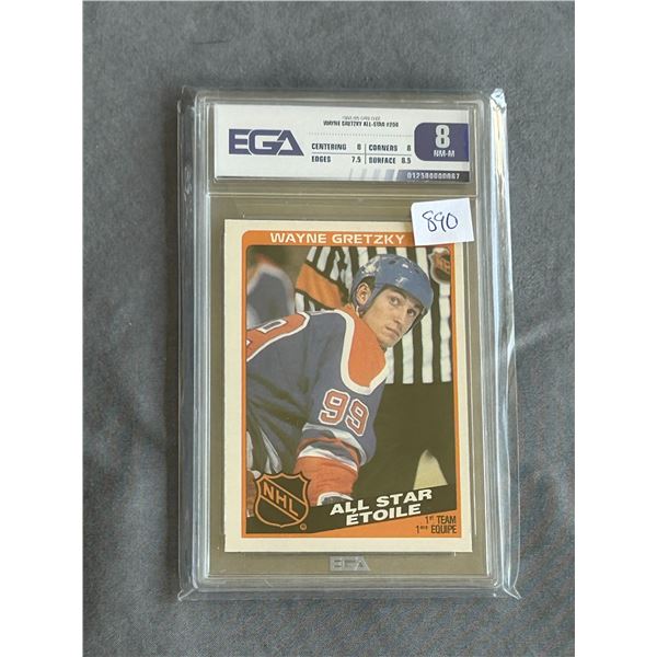 1984-85 - OPC - Wayne Gretzky - All-Star - Graded Near Mint / Mint