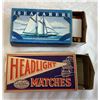 Image 1 : Headlight and Seafarer Match Boxes