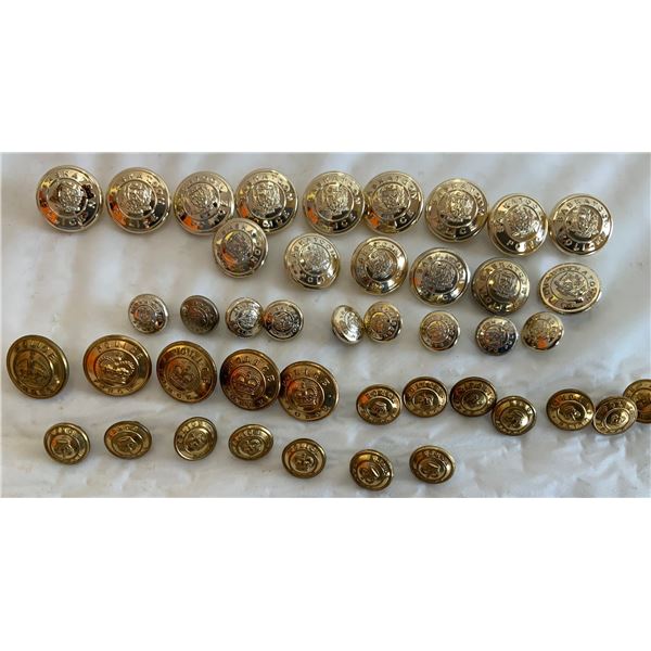 1950's and 1960's Saskatoon Police Force Buttons