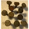 Image 1 : 1920's and 1930's Year Dated Railway Tie Nails