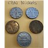 Image 1 : 1940-1945 Canadian Nickels