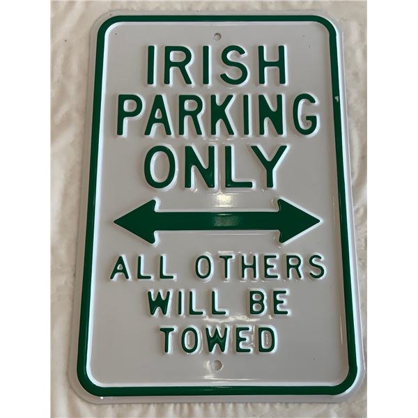 Irish Parking Sign