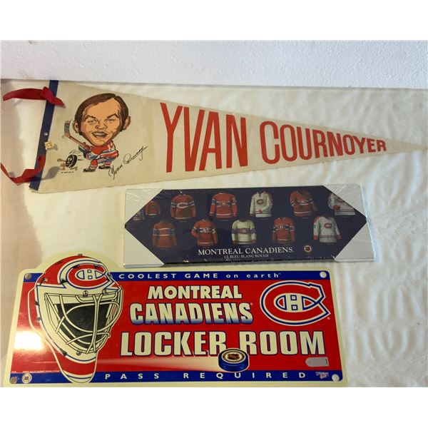 Montreal Canadian Signs/Yvan Cournoyer Pennant