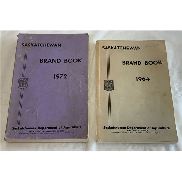 1964/72 Saskatchewan Brand Books