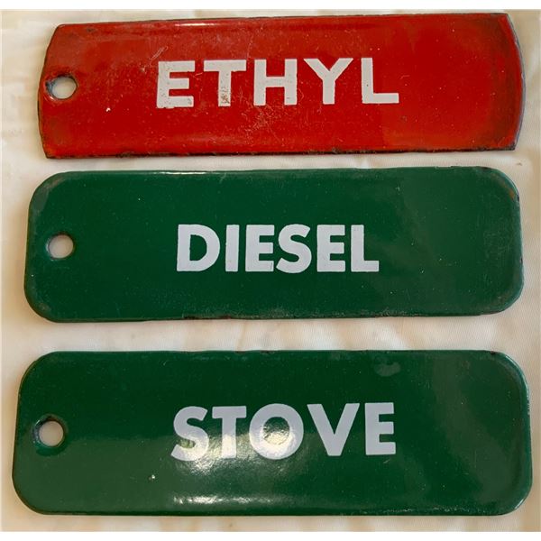 Stove Oil, Diesel, Ethyl Enamel Tags
