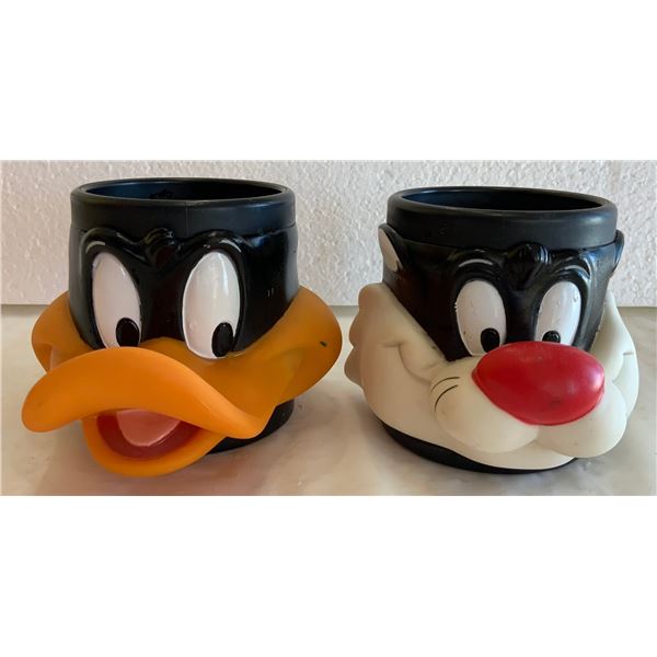 Daffy Duck and Sylvester Mugs