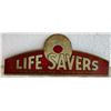 Image 1 : Lifesavers Display Top. Painted Tin