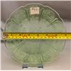 Image 2 : URANIUM DEPRESSION GLASS “CHERRY BLOSSOM” 7’WIDE PLATE