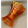 Image 5 : IMPERIAL GLASS, DARK MARIGOLD “PILLAR + DRAPE” RARE MINIATURE 4½” T VASE 