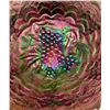 Image 3 : IMPERIAL GLASS AMETHYST+CARNIVAL GLASS “GRAPES” DEEP ROUND MASTER BERRY BOWL CIRCA