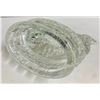 Image 3 : VINTAGE J.H MILLSTEIN JEANETTE GLASS 1940S HEN GLASS CANDY HOLDER