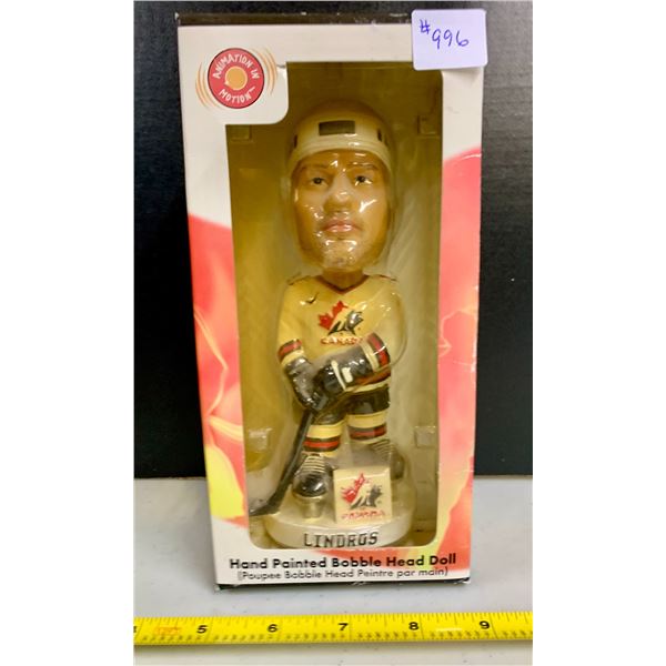 TEAM CANADA H.P. BOBBLEHEAD ERIC LINDROS NHLPA HOCKEY BOBBLE DOBBLES 2002