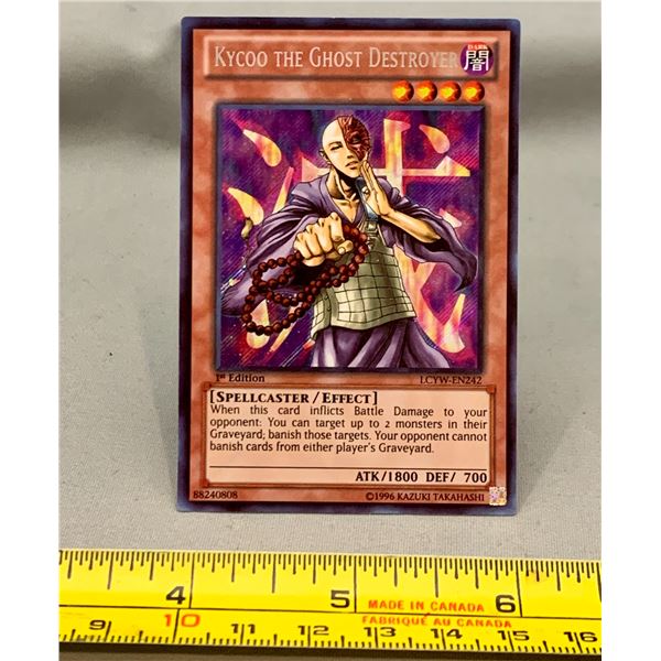 YU-GI-OH KYCOO THE GHOST DESTROYER HOLO FIRST EDITION SECRET RARE AUTHENTIC