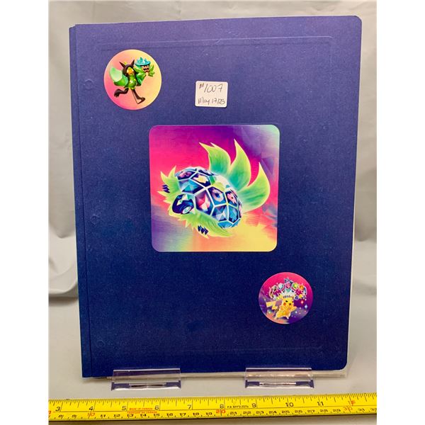 CUSTOM MADE POKEMON BINDER 108 TOTAL CARDS AND 9 HOLOS - ALL AUTHENTIC