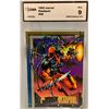 Image 2 : DEADPOOL 1993 MARVEL #28 GMA 9 MINT GRADED SUPERHERO CARD - RARE
