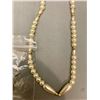 Image 3 : VINTAGE 16” FAUX PEARL NECKLACE + EARRING SET