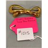 Image 1 : VINTAGE D’ORLAN GOLD TONE BOW BROOCH