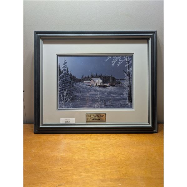 Glen Scrimshaw Limited Edition "10 - 7 At The Rink". Professionally Framed with Certificate of Authe