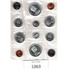 Image 2 : 2 sets 1966 Canadian Uncirculated 6 coin sets in original mint envelopes with information card