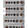 Image 2 : 5 sets 1996 Canadian Uncirculated 6 coin sets in hard plastic souvenir case