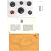 Image 2 : 5 sets 1969 Canadian Uncirculated 6 coin sets in original mint envelopes with information card