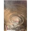 Image 5 : 2 Vintage Metal Serving Trays – both etched. 1 Glass Plate. 2 Ceramic Deep Dish Pie Plates