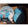 Image 1 : Box of Dishes – 11 Plates and Side Plates. 1 Red Japanese Style Set