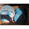 Image 2 : Box of Dishes – 11 Plates and Side Plates. 1 Red Japanese Style Set