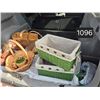 Image 1 : 10 Baskets, some shaped, some with handle’s, 2 lined