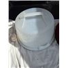 Image 3 : 7 Red Charger Plates – Heavy. Cake Carrier