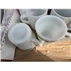 Image 5 : Box of Advertising Cups  (12) Chicken ranch, Various Radio Stations, Pyrex