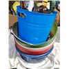 Image 5 : Vintage Bowls, Small Garbage Can, Vintage Booze Bottles
