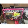 Image 2 : Misc Box – Pins, Welcome Sign in Box, Cream and Sugar on Plate, Small Candle Holders