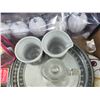 Image 4 : Misc Box – Pins, Welcome Sign in Box, Cream and Sugar on Plate, Small Candle Holders