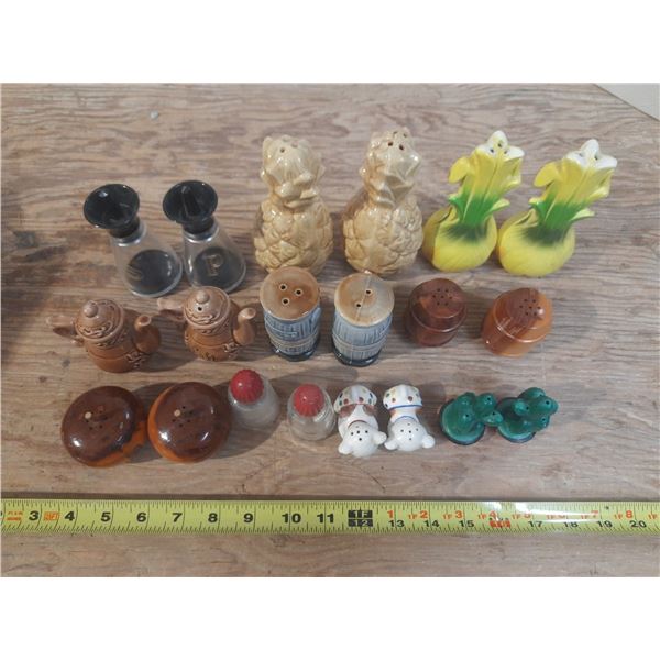 (10) Pairs of Salt and Pepper Shakers.