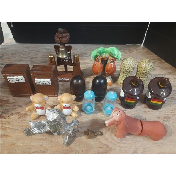 (10) Pairs of Salt and Pepper Shakers.