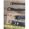 Image 2 : (4) Belts. (3 Leather).