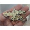 Image 3 : (2) Brooches (1) Elephant (1) Old cars with lady.