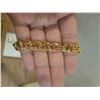 Image 2 : Gold Colored Bracelet (2) Brooches/Snowman with case.
