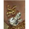 Image 4 : Gold Colored Bracelet (2) Brooches/Snowman with case.